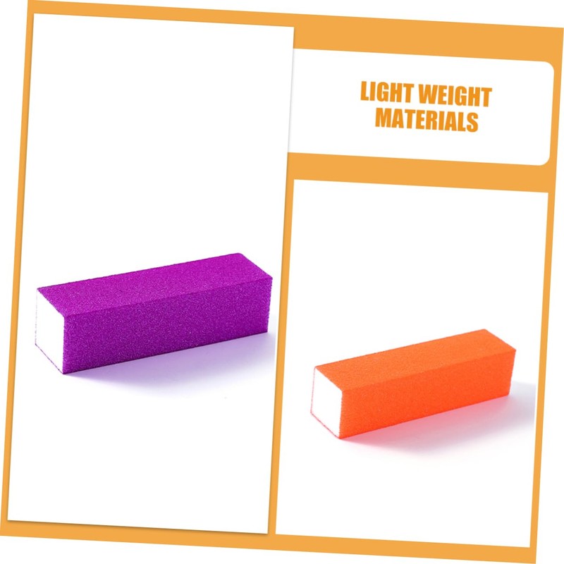 minkissy Nail Art 12pcs Manicure Files Nail Buffing Blocks Sponge