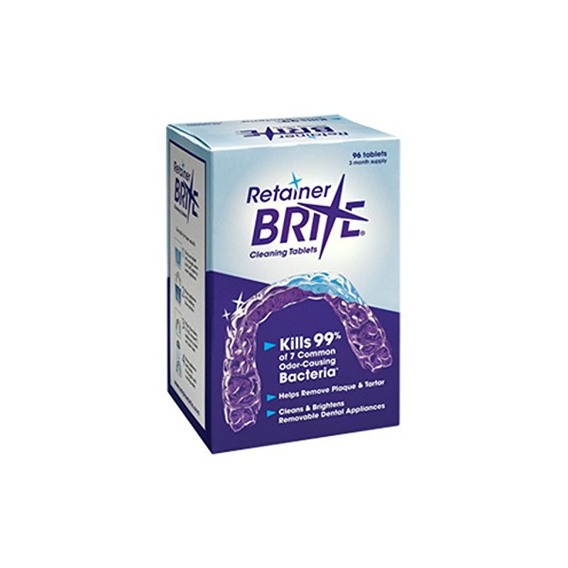Retainer Brite Cleaning Tablets - 96 Tablets Oral Care