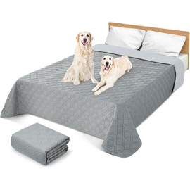 BOOMAGU Waterproof Sheet, for Pets and Nursing Care, Reusable Double-Sided Waterproof Cover, Washable, Bedwetting Prevention, Incontinence, Pets, Babies, Elderly People, Large Size (Light Gray & Dark Gray, For Babies, Pet Cages, 23.6 x 31.5 inches (60 x 80 cm)
