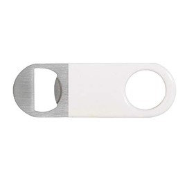 Thirsty Rhino Short Rubber Coated Suma Bottle Opener (White) (Set of 12)