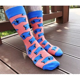 Mens Dress Socks,EmaoFun Funny Fancy Colorful Casual Pattern Crew Socks(Cartoon)…