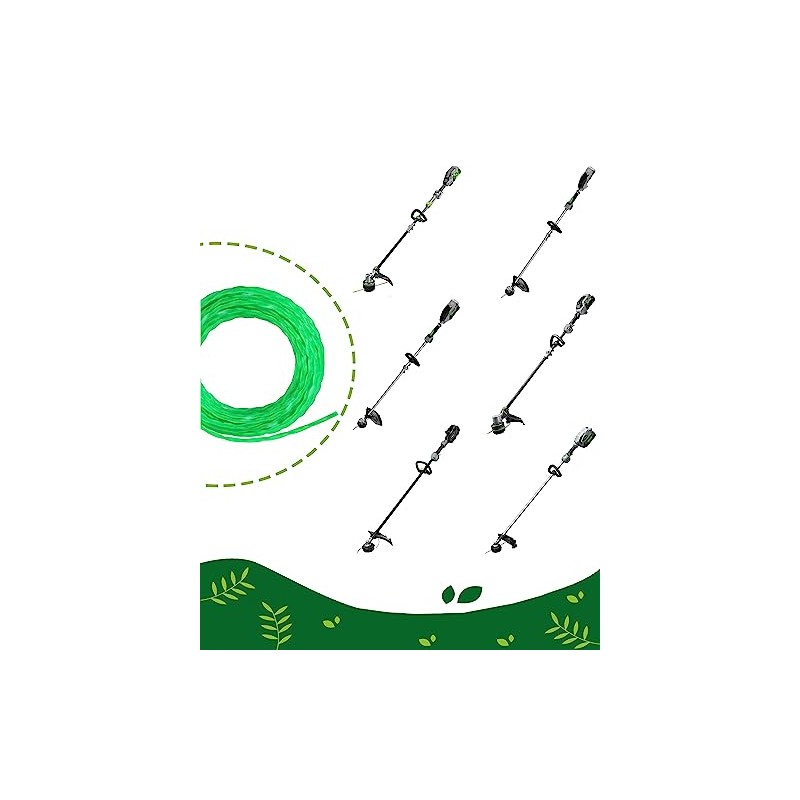 12 Pack AL2420P Pre-Cut Twisted Trimmer Line for EGO String