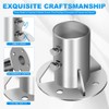 2 3/4" 304Stainless Steel Chain Link Fence Post Base Flange