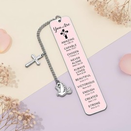 Baptism Gifts for Teen Girls Christian Bible Bookmarks for Women Adults