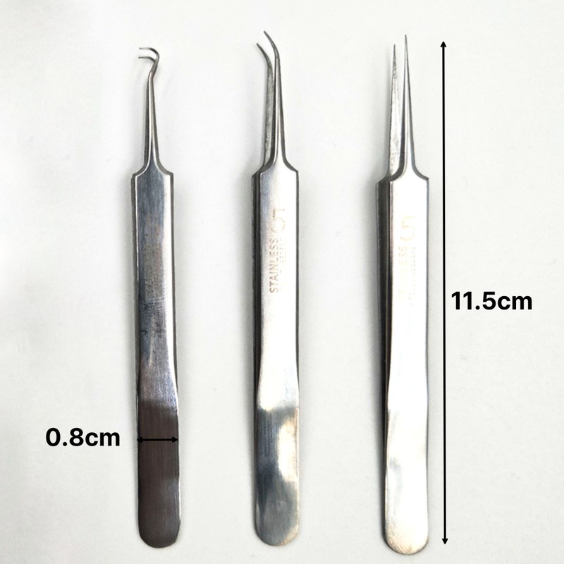 Lightforce Precision Waxing Tweezers Ingrow Hair Eyelash Removal Beard