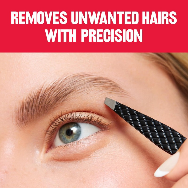 Revlon Expert Eyebrow Hair Removal Tweezer – Precision Stainless Steel