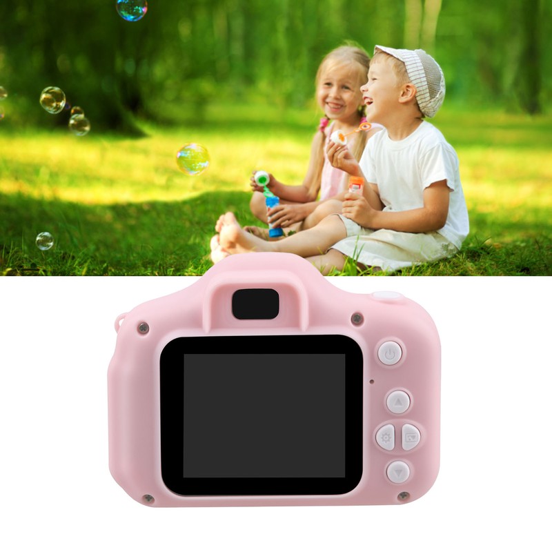 Kids Camera Support Timing One Button Operation Educational Toddler Digital