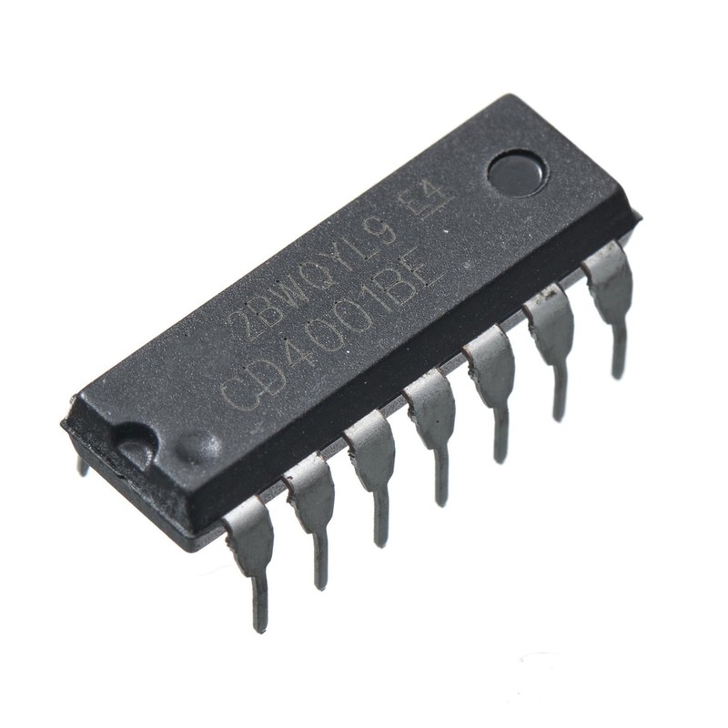 Bridgold 10pcs CD4001BE CD4001 4001 Quad 2-Input NOR Buffered B