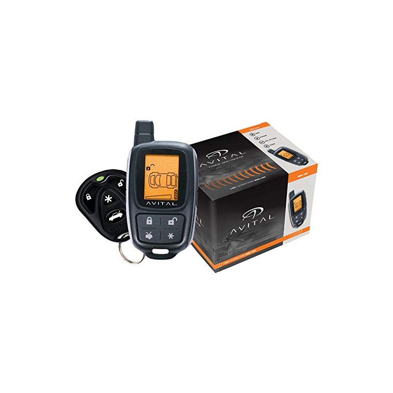 Avital 3305L 3305l Responder 2-Way Security System with 4-Button LCD