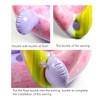 Inflatable Baby Swim Float Cartoon Shape Double Handle Inflatable Baby