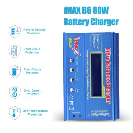 Universal For iMAX B6 AC 80W Digital LCD RC Lipo LiFe NiMh NiCD Battery Balance Charger US