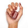essie Nail Polish, Salon-Quality Deep Red-Brown Nail Polish, Vegan, Bed