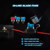 Nilight 16AWG Rocker Switch LED Light Bar Wiring Harness-2 Lead,