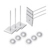 PATIKIL 50mm Self Stick Insulation Pins, 50Sets 0.95in Washers Aluminum