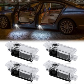 deesalio Car Door Lights Logo Projector, 4 Pack Door Light Logo, HD LED Ghost Shadow Welcome Lights Puddle Lights Compatible with 3 4 5 6 7 Series M3 M5 X1 X3 X4 X5 X6 Series