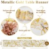 28cm x 15m Gold Table Runner Metallic Glitter Table Runner