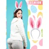 Giegxin 5 Pcs Adult Easter Bunny Costume White Rabbit Costume
