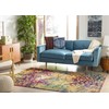 Safavieh Monaco Collection MNC225D Boho Chic Abstract Watercolor Area Rug,