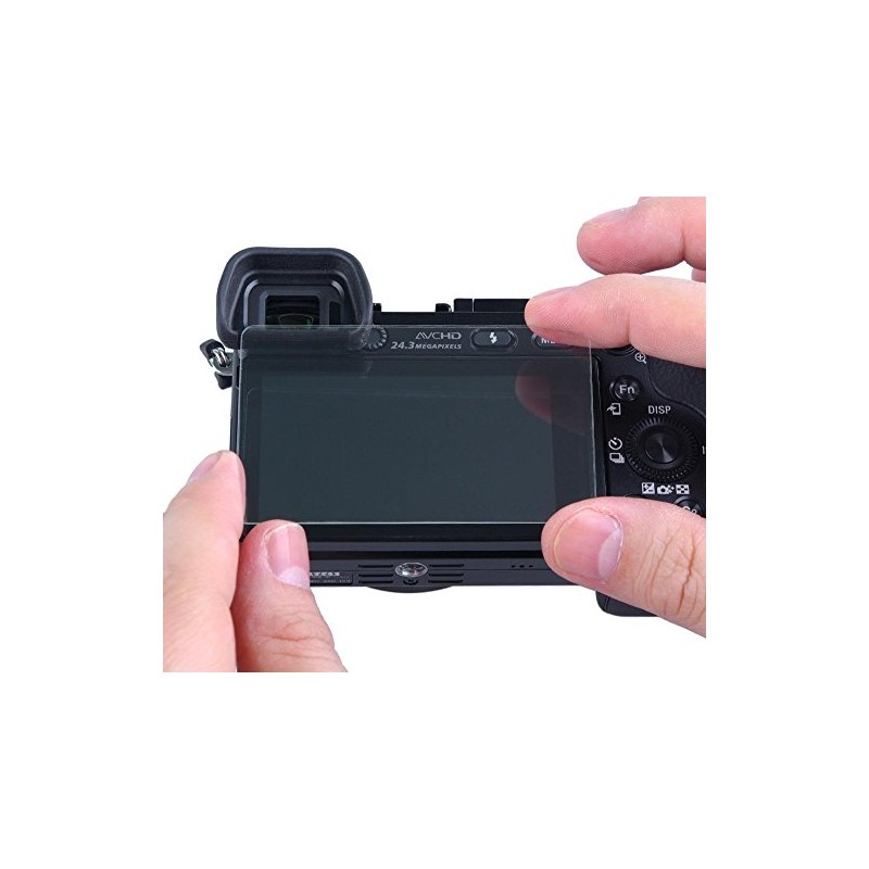 ayex LCD Screen Protector, selbsthaftender Displayschutz aus hochwertigem optischem Glas