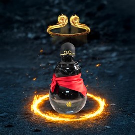 MeetChanning Gourd Water Bottle, 30oz Retro-Inspired Gourd Bottle, Durable Tritan, Come with Rope,Monkey King Accessories Portable for Travel & Gym,Outdoor Activities and Daily Use (Black)