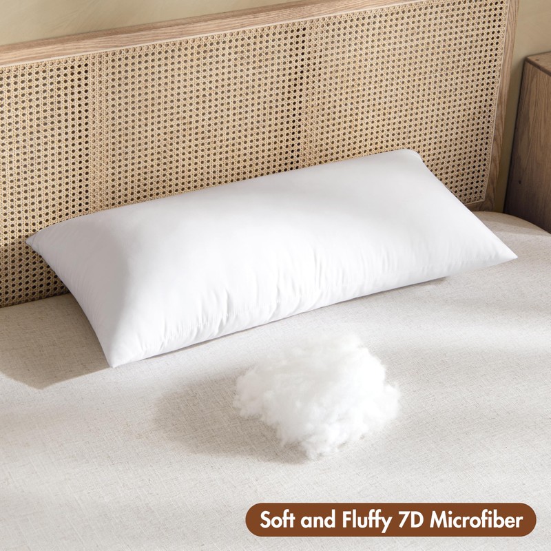 MIULEE 16x20 Inch Throw Pillow Insert Premium Throw Pillow Virgin