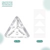 uxcell 12 Set Acrylic Corner Bracket, 3-Hole Triangle Corner Connector