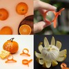 4 Pcs Orange Peeler, Plastic Orange Peeler, Multifunctional Creative Mini