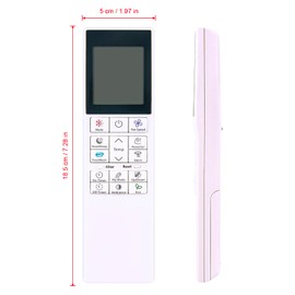 ALLIMITY Replacement Remote Control Compatible with Hitachi Portable A/C Air Conditioner RC-AGU1EA0G RC-AGU1EDOI RC-AGU1ED0I Air Conditioning Unit