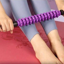 핸디형 롤링마사지볼 다리괄사 마사지바 종아리부기빼기 5색상 허벅지안마기 Handheld Rolling Massage Ball for Legs, Cramps and Swelling Relief, 5 Colors, Thigh Massager