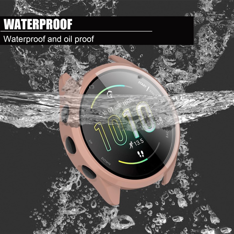 Compatible for Garmin Forerunner 165 Case, Lamshaw Hard PC Case