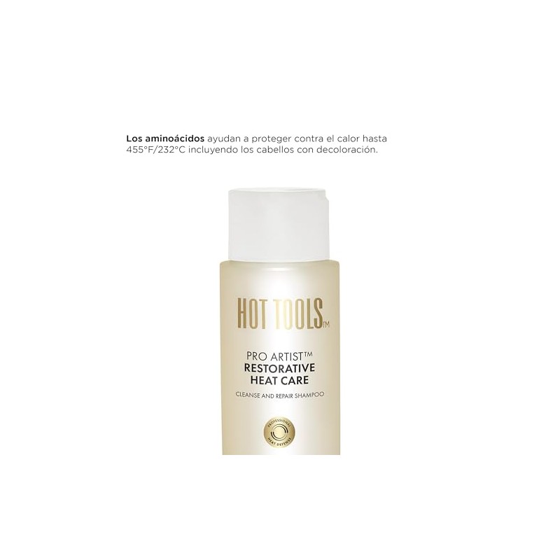 Hot Tools Restorative Heat Care Shampoo Restaurador y Protector de
