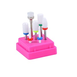 7 Pcs Nail Drill Bit Set Tungsten Carbide Diamond Nail Cutter Carbide Nail File for Gel Nails Cuticle Manicure Pedicure