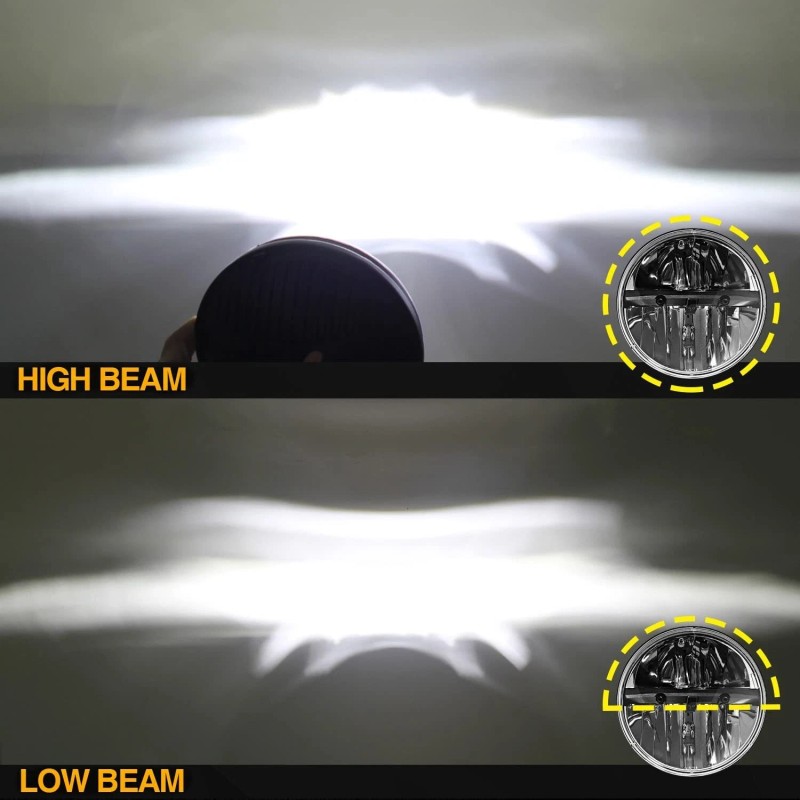 uspaits888 Pair Fit Freightliner Century Class 1996-2011 7'' Inch LED