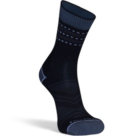 FOX RIVER Womens Hike Long Trail Lightweight Crew Socks, LG, Black