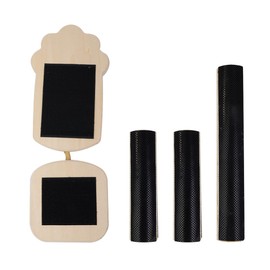 Sarini Single Leg Balance Board – Wooden Foot Stretcher Posture Corrector, Ballet Balance Trainer, Plantar Fasciitis Reliever, Ankle Stabilizer, Foot Strength Trainer, 28.5x11cm