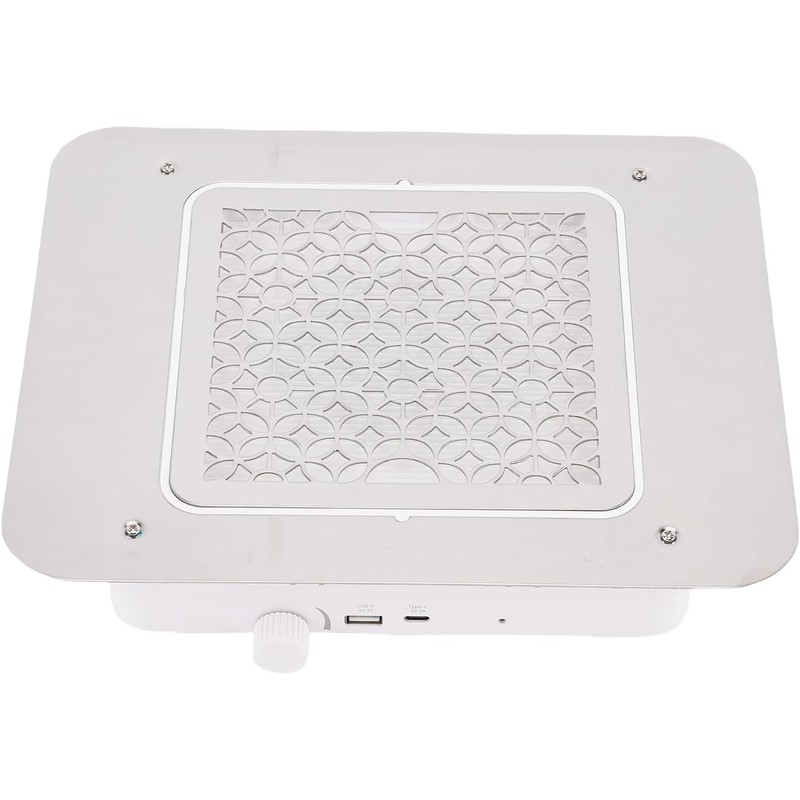 Brrnoo Colector de Polvo de Uñas 48W 3500RPM, Aspirador de