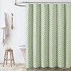 Dynamene Extra Long Shower Curtains, 96 Inch Long Boho Tufted