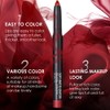 6 Pcs Matte Lipstick Set High Pigment Lip Crayon Waterproof
