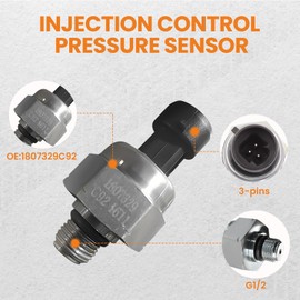 maXpeedingrods 6.0 IPR Valve with ICP Control Sensor and Pigtail for Ford Super Duty F250 F350 F450 F550 E350 E450 Excursion 2003 2004, 3C3Z9C968AA 1807329C92