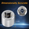 EVRBUL Stainless Steel Penta Socket 3/8" Drive 51/64" 5-Point Utility