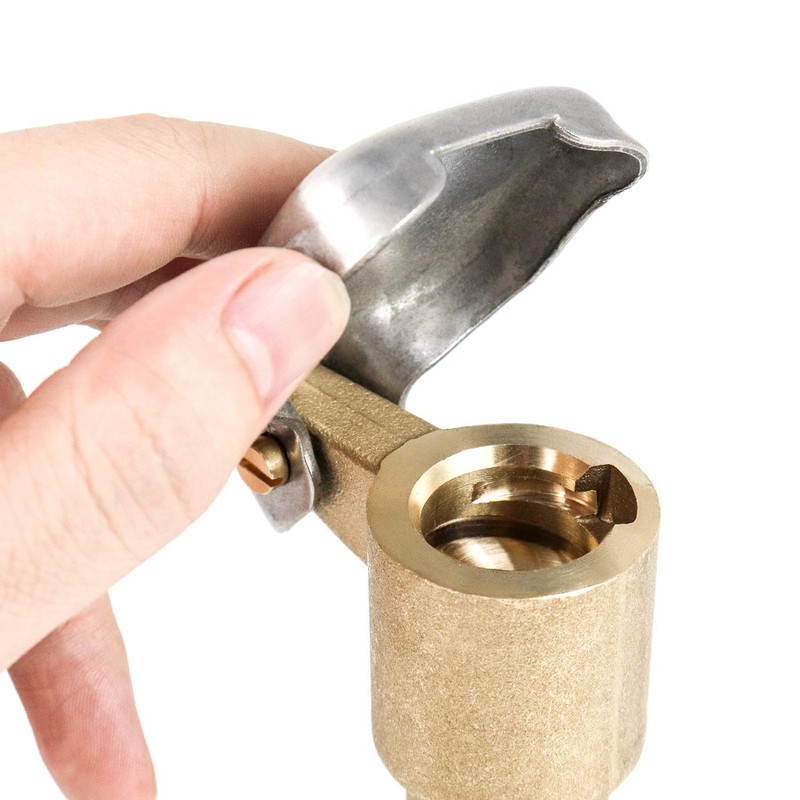 QWORK Quick Coupling Valve Key Set, 3/4-Inch Brass Quick Coupler