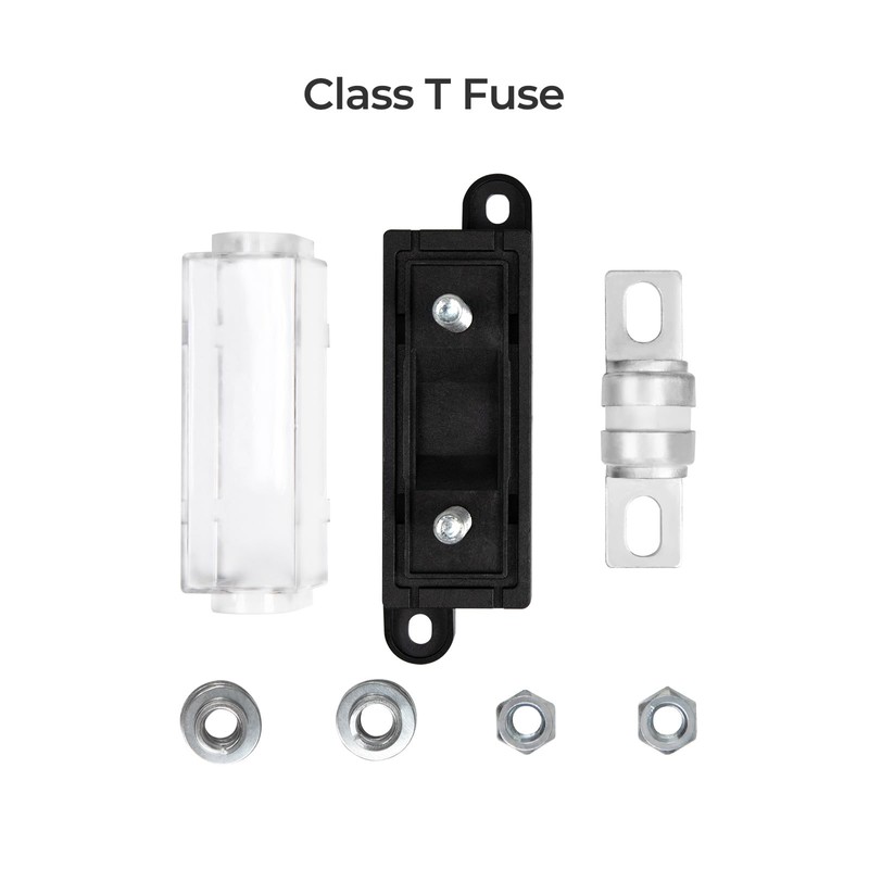 Renogy High Current Fuse, 250A Class T Fuse with Set