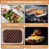 Homeshopa Aluminium Foil Trays, 4 Pack Medium Disposable Meal Prep