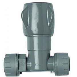 Polyplumb 25mm x 15mm MDPE Polyfast Stopcock - PB262515