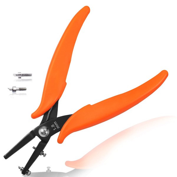 LEONTOOL Metal Hole Punch Pliers 6" Small Round Hole Punch