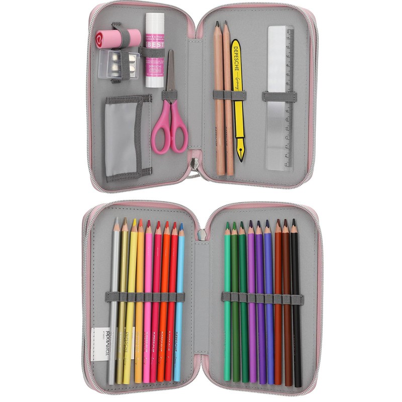 Depesche 13293 TOPModel My BFF Filled 2-Compartment Pencil Case in