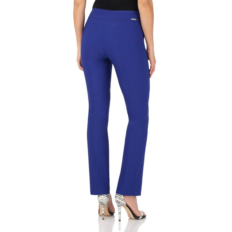 Rekucci Pantalón de pierna recta para mujer con control de