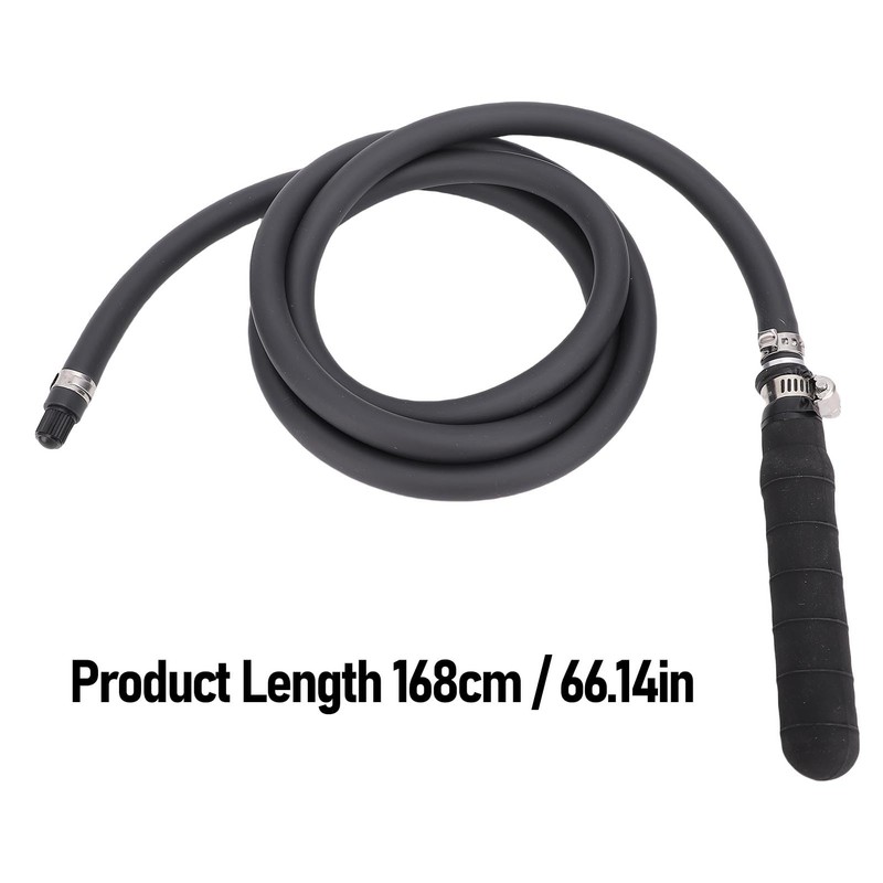Jectse Drain Bladder with Pipe PVC High Elastic Leakproof Portable