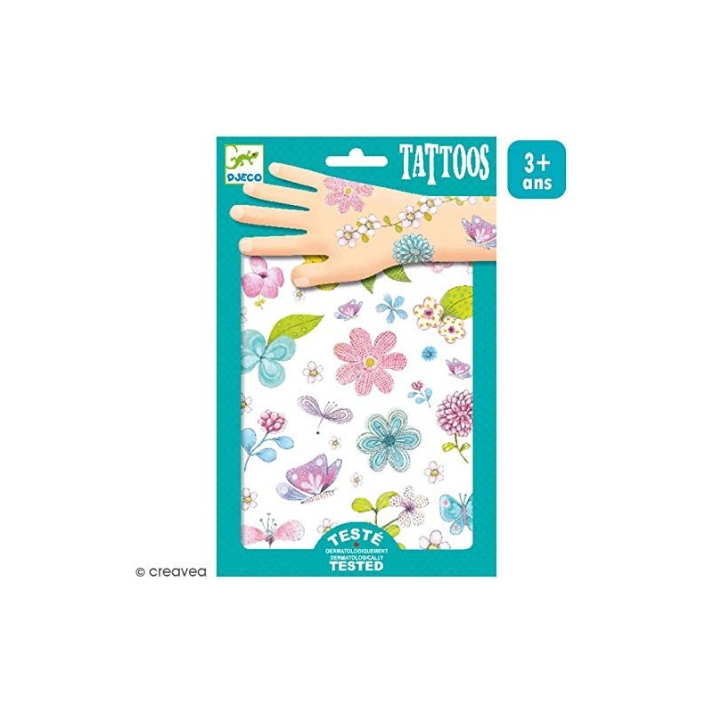 Flower Tattoos by Djeco