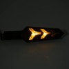 4Pcs Motorcycle LED Turn Signals Daytime Running Lights Blinker Front